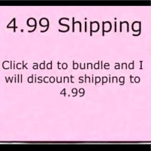 Make a bundle and I’ll change the shipping!!